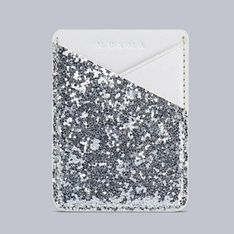 White Bling Card Holder